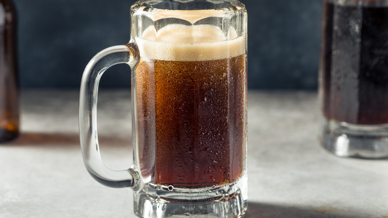 root beer in a glass