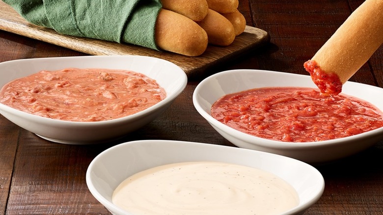 Breadsticks with Dipping Sauces