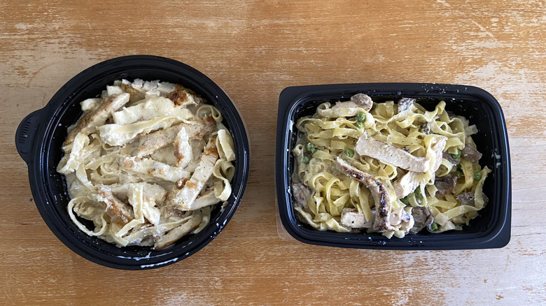 Alfredos in takeout containers