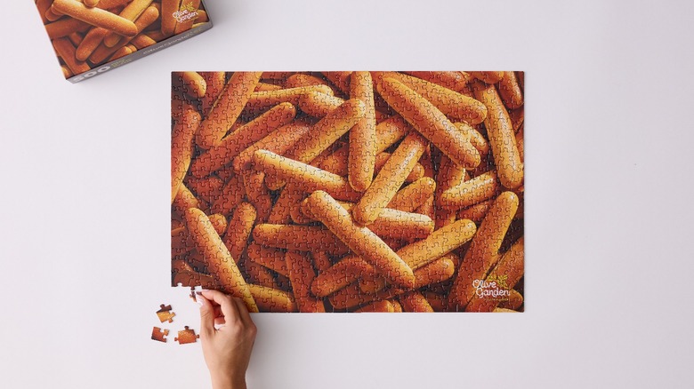 Olive Garden breadsticks puzzle