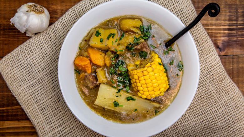 Puerto Rican meat soup