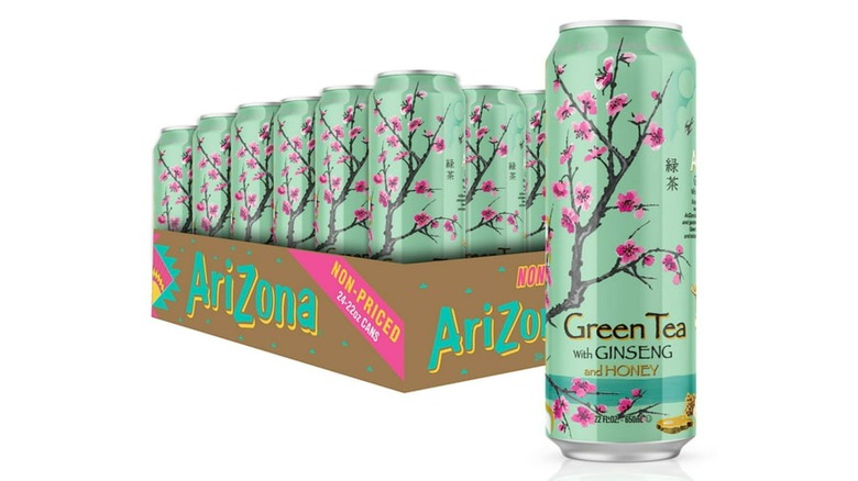 cans of arizona green tea