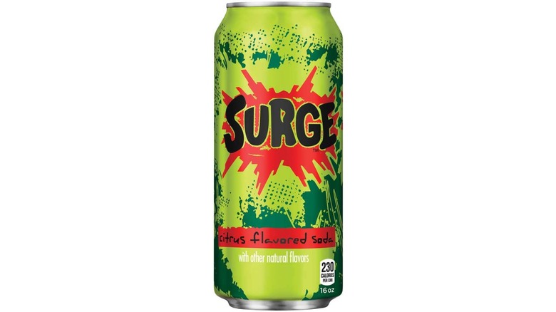 green can of surge soda