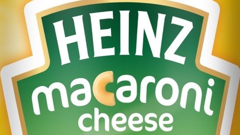 Canned mac and cheese by Heinz