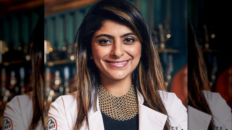 Fatima Ali in Top Chef coat