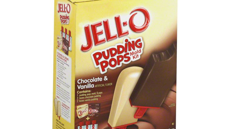 Jell-o pudding pops box