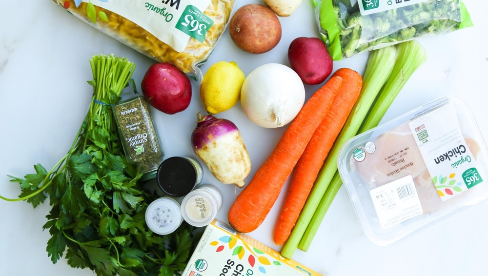 ingredients for chicken noodle soup