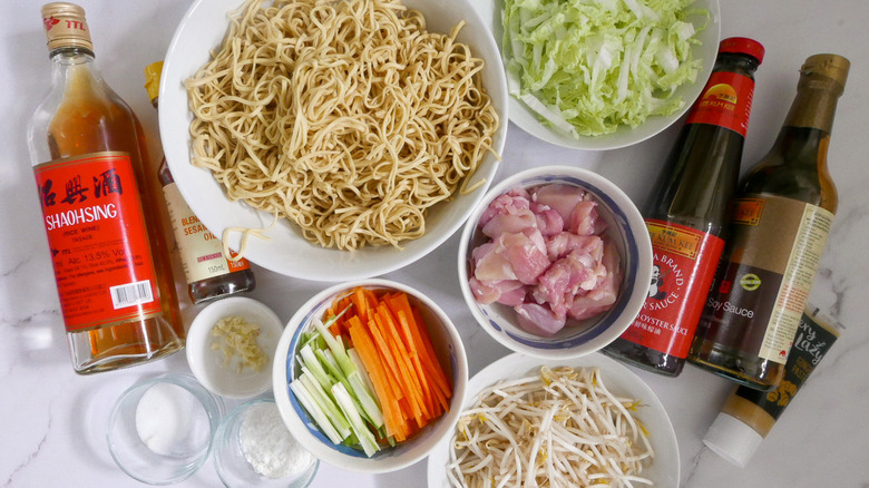 ingredients for chow mein