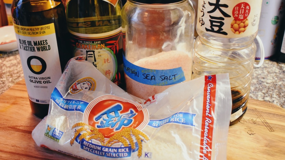 Ingredients for one-pot teriyaki chicken