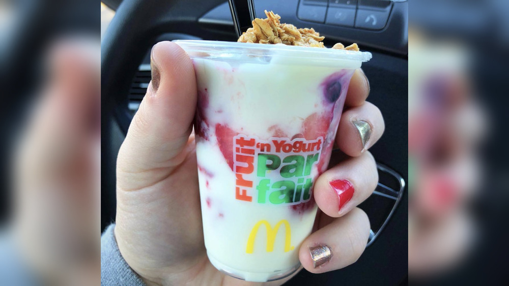 McDonald's fruit parfait