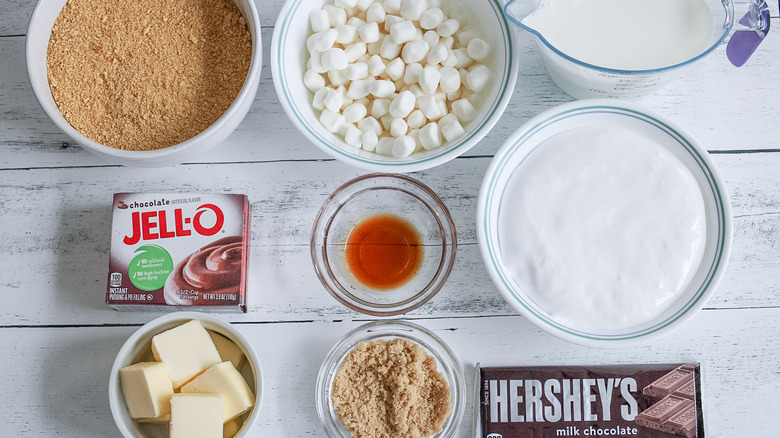 s'mores pie ingredients