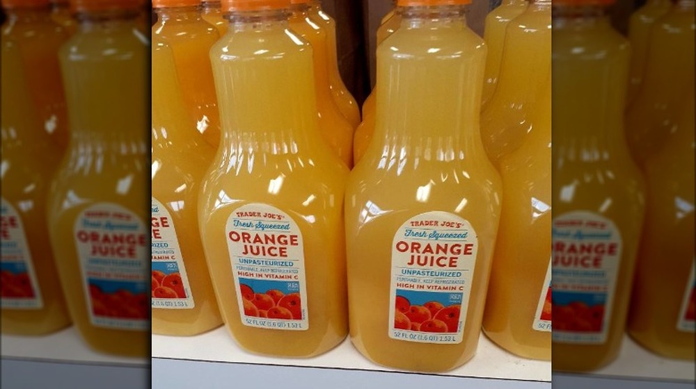 Trader Joe's orange juice