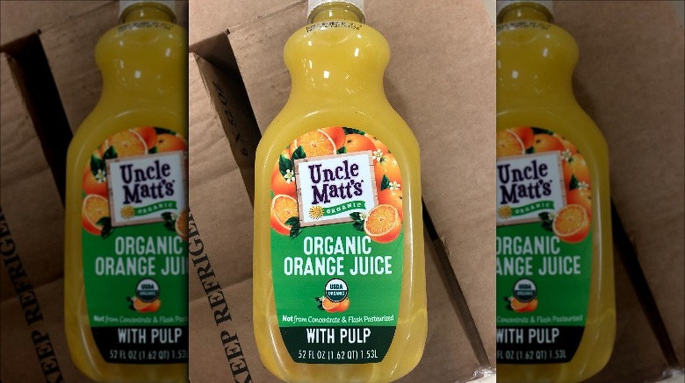 Uncle Matt's orange juice