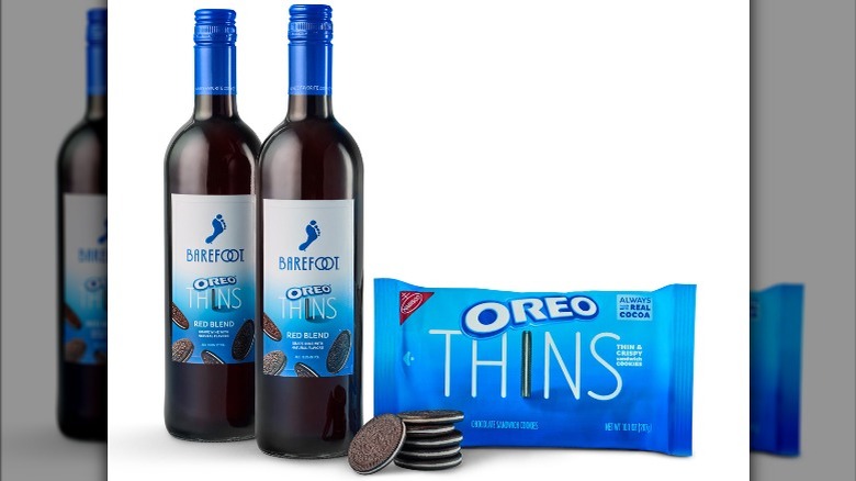 The Barefoot x Oreo Thins Red Blend Wine