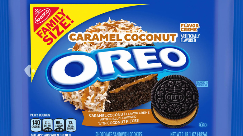 Caramel Coconut Creme Oreos