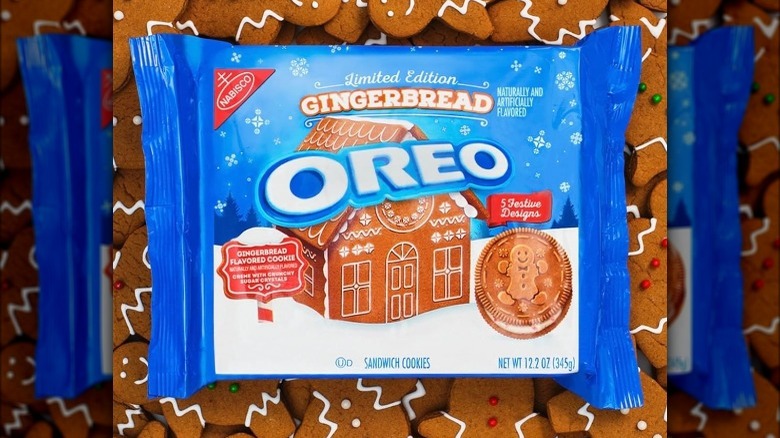 Gingerbread Oreos and gingerbread men