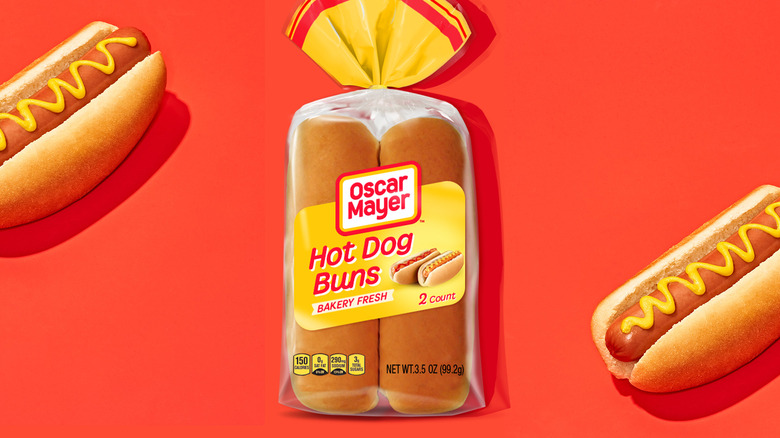 Oscar Mayer hot dog buns pack