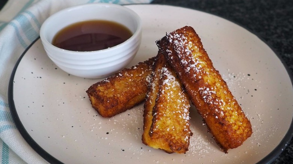 French toast sticks for breakfast