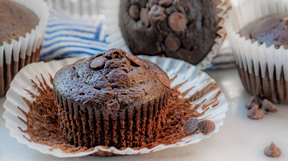 chocolate muffin for breakfast