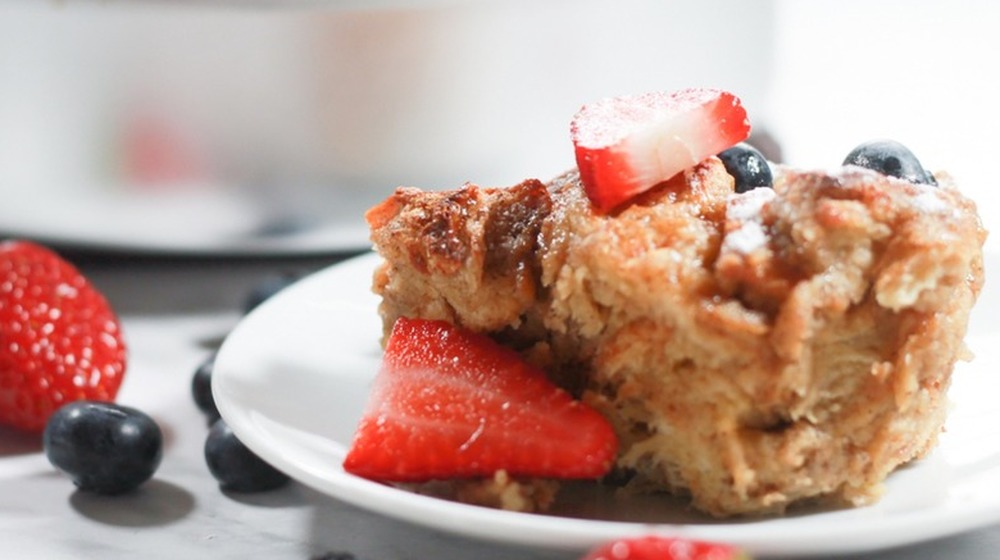 Snickerdoodle French toast for breakfast