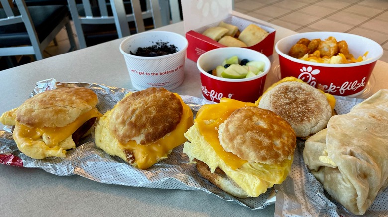 Chick-fil-A breakfast items