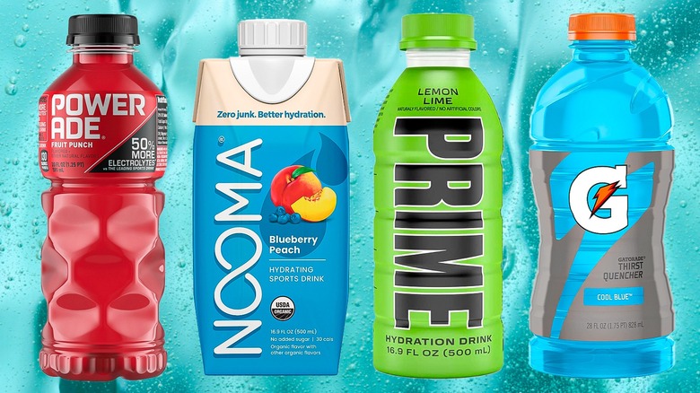 four hydrating sports drinks