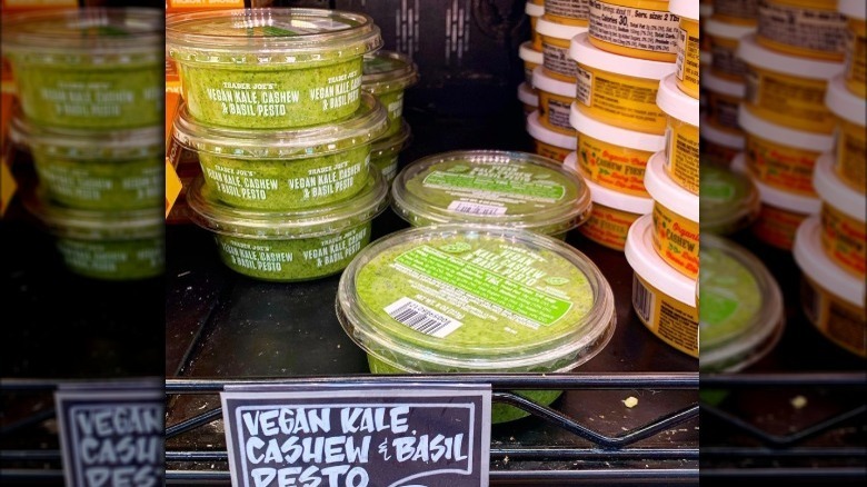 Kale cashew basil pesto at Trader Joes