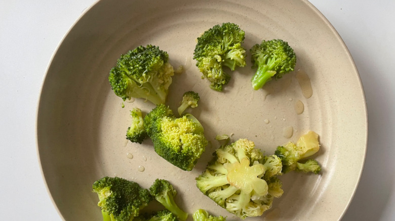 Mixed veggies on plate