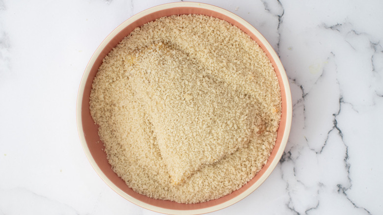 fish fillet in panko bowl