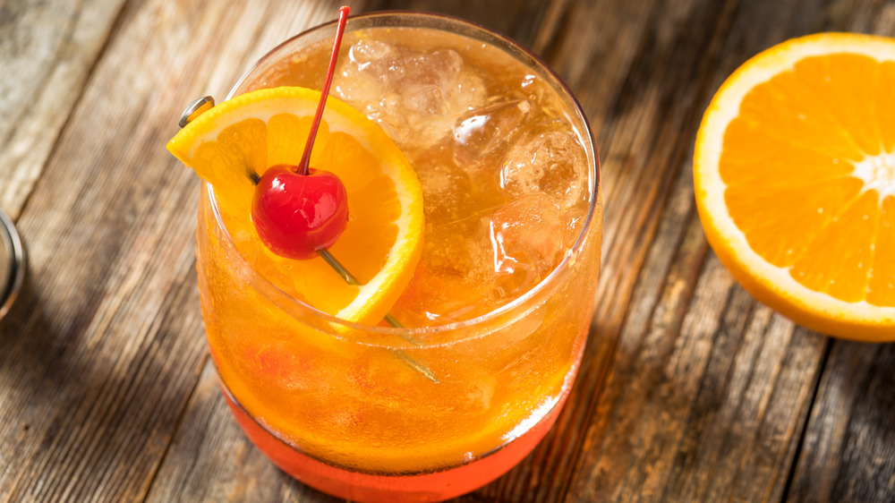 Old Fashioned with cherry