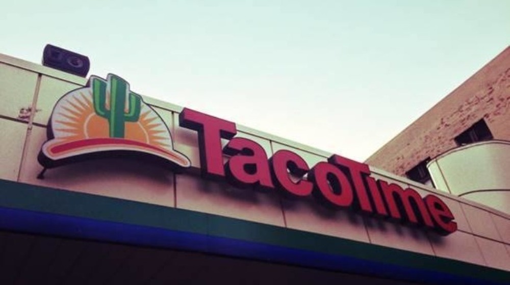 TacoTime restaurant sign