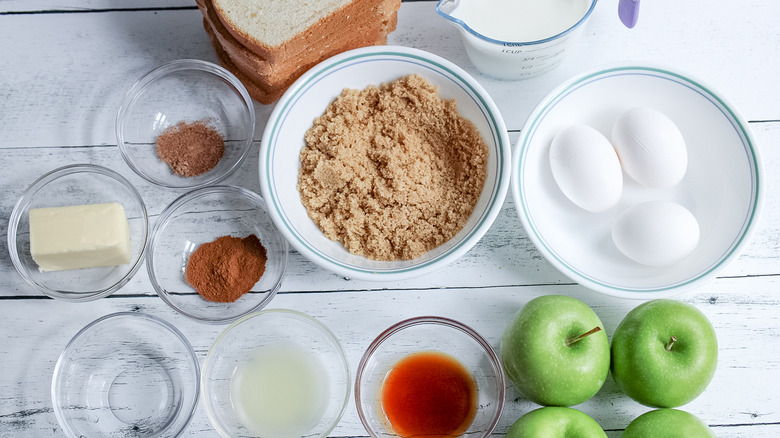 ingredients for overnight French toast