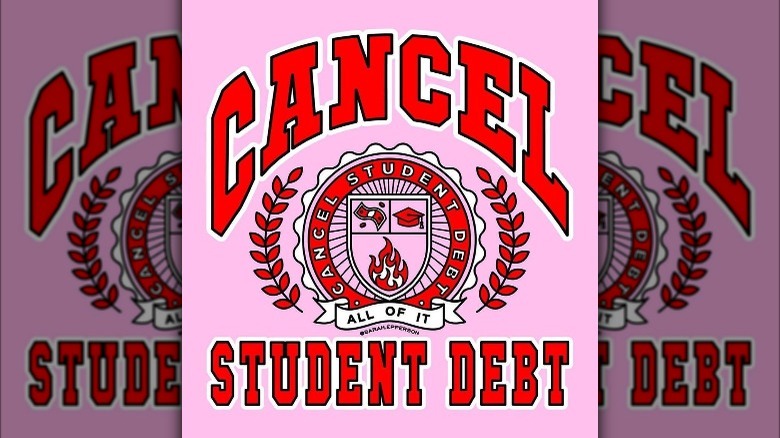 Cancel Student Debt graphic on Instagram