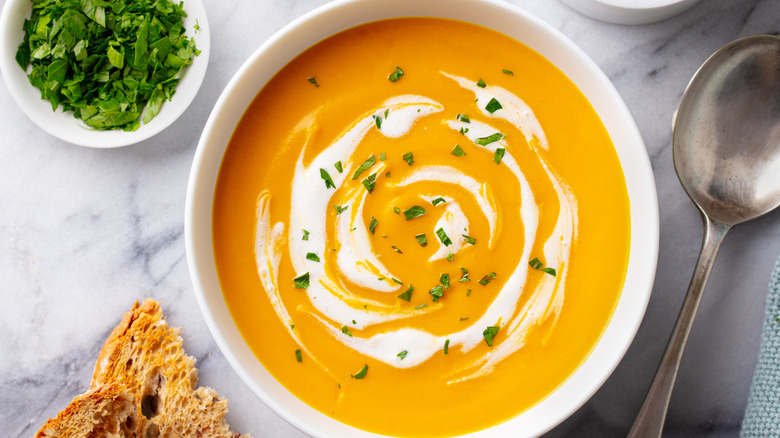 Butternut squash soup