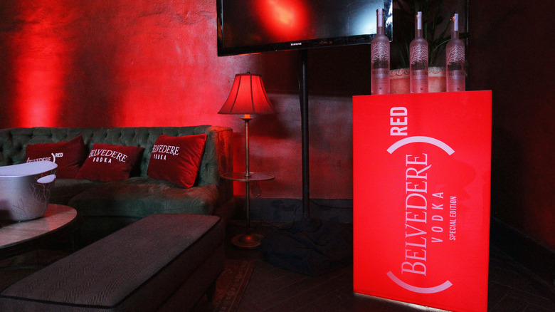 Belvedere Red pictured in a gifting suite