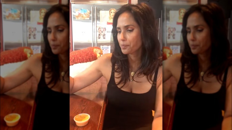 Padma Lakshmi Corndog