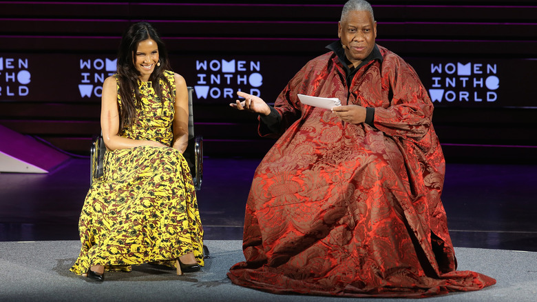 Padma Lakshmi and André Leon Talley