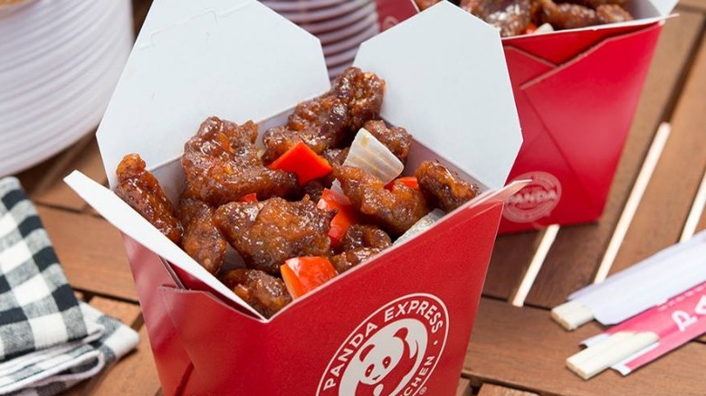 Panda Express Beijing beef takeout