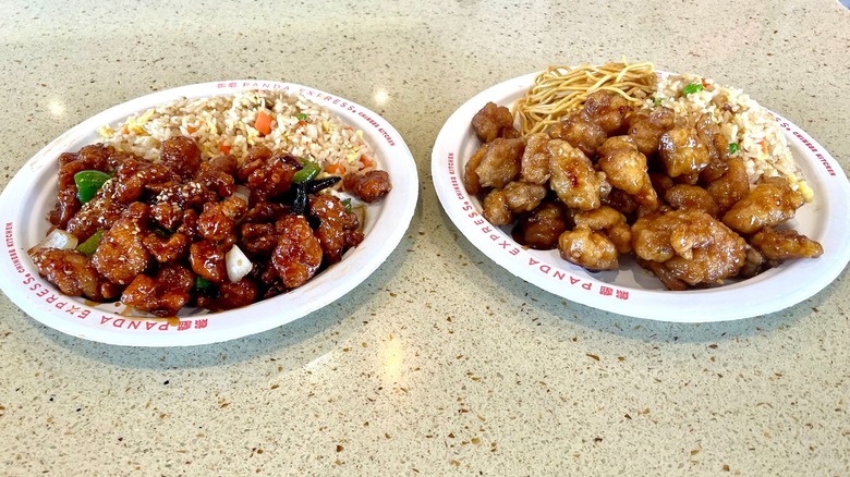 two panda express entrees