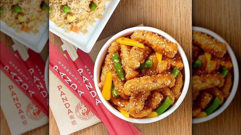 Panda Express honey sesame chicken