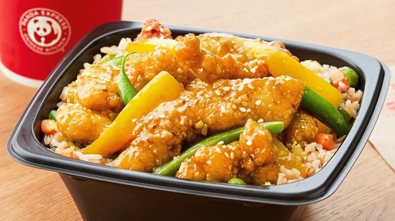 Panda Express honey sesame chicken