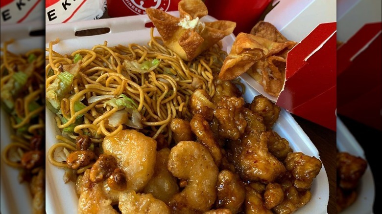 delicious Panda Express meal