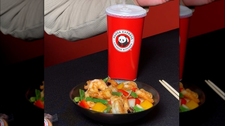 panda express drink and entree