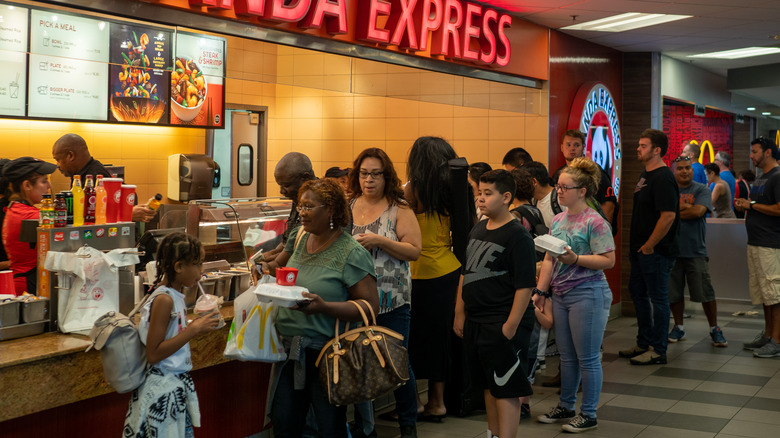 line at panda express