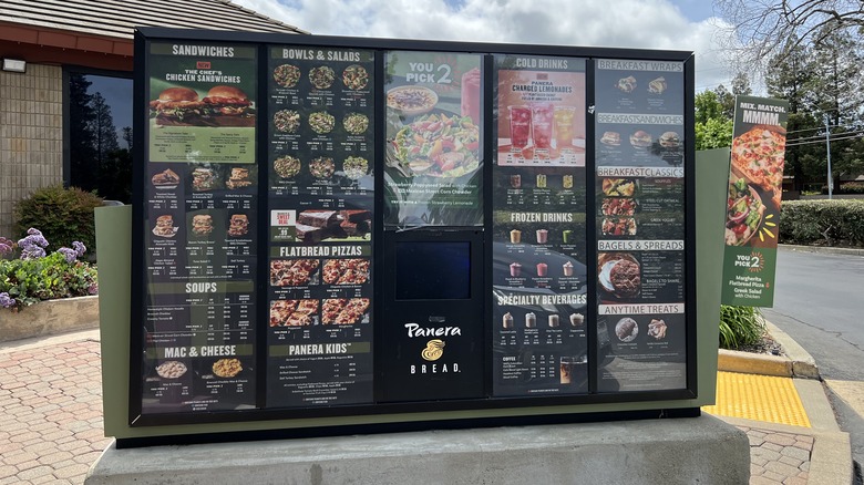 Panera drive-thru menu