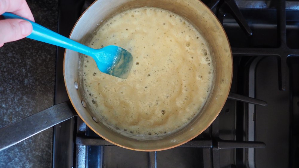 roux for Panera mac and cheese copycat recipe