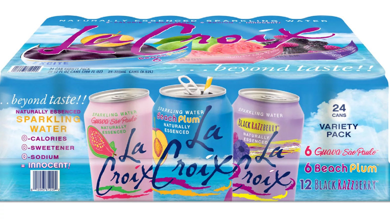 A variety pack of La Croix