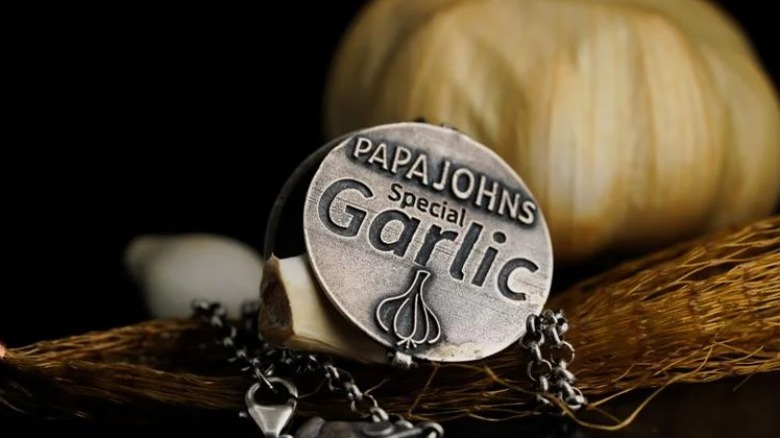 Stranger Bling Garlic Sauce Necklace