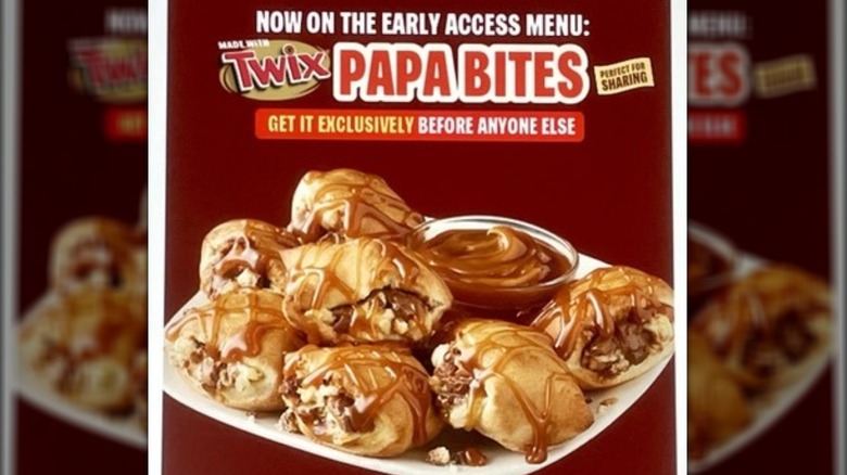 Papa Bites members exclusive ad