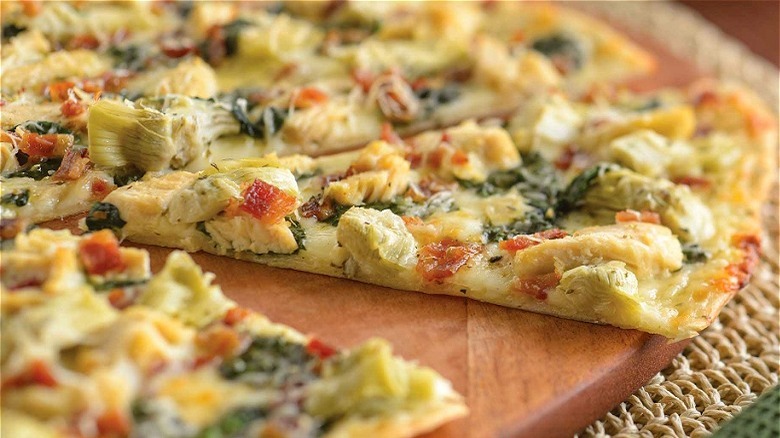 Papa Murphy's artichoke bacon pizza 